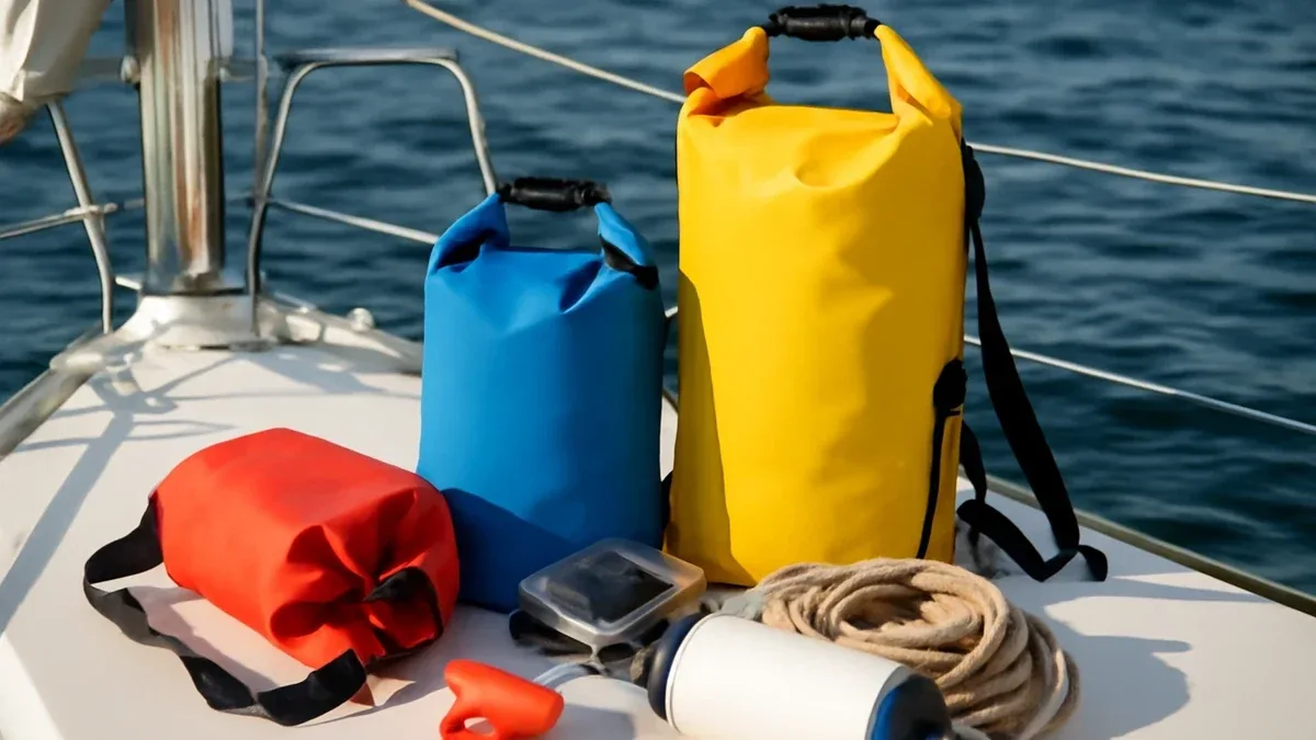 Borsa stagna per la barca: chiusure e dimensioni da valutare in base all’uso