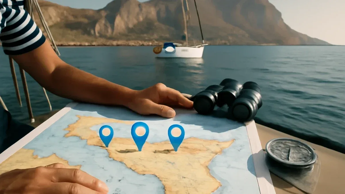 Rotta verso un punto sulla costa: come confermare di aver identificato quello giusto